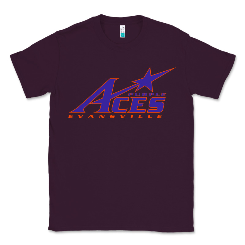 Evansville Purple Aces Classic Tee by linhVisuals | Teevron