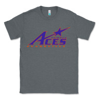 Charcoal Heather evansville purple aces Classic Tee - linhVisuals