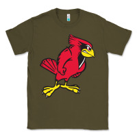 Army Green illinois state redbirds Classic Tee - linhVisuals