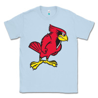 Dusty Blue illinois state redbirds Classic Tee - linhVisuals