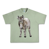 Oil Green reindeer fawn deer Urban Heavy Tee - LillyAllenDesigns