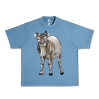 Pebble Blue reindeer fawn deer Urban Heavy Tee - LillyAllenDesigns