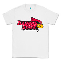 White illinois state redbirds Classic Tee - linhVisuals