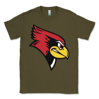 Army Green illinois state redbirds Classic Tee - linhVisuals