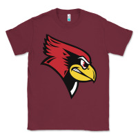 Burgundy illinois state redbirds Classic Tee - linhVisuals