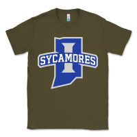 Army Green indiana state sycamores Classic Tee - linhVisuals