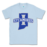 Dusty Blue indiana state sycamores Classic Tee - linhVisuals