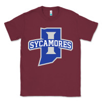 Burgundy indiana state sycamores Classic Tee - linhVisuals
