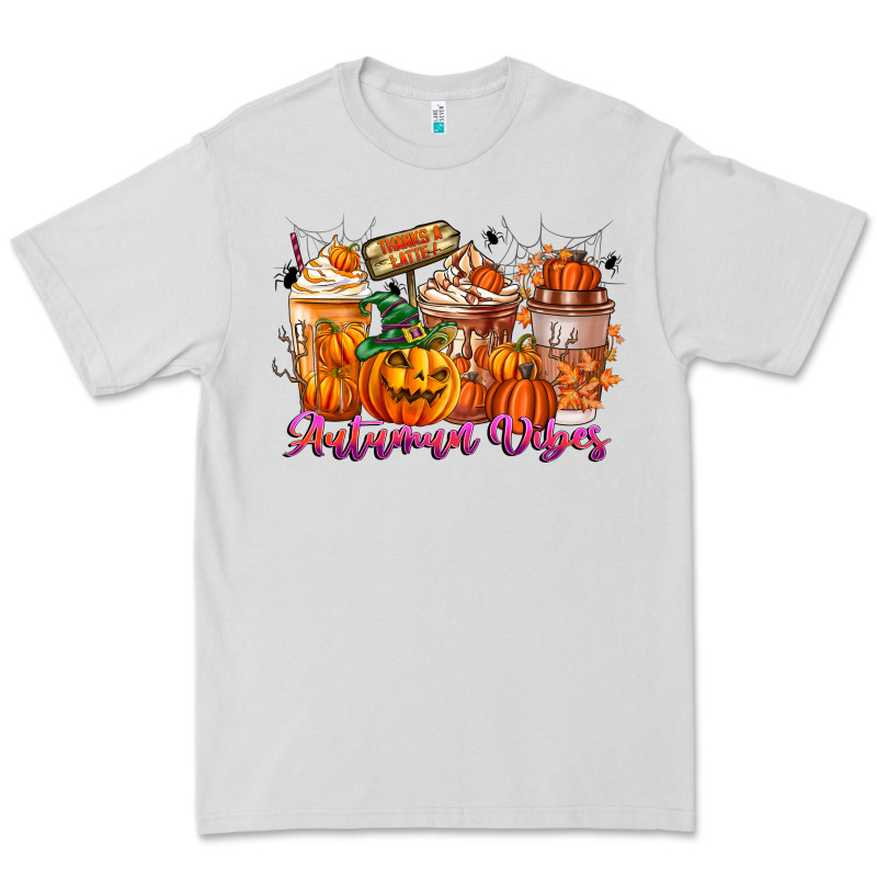 Thanks A Latte Autumn Vibes Premium Tee by CowhideDigitalArt | Teevron