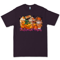 Plum Thanks A Latte Autumn Vibes Premium Tee - CowhideDigitalArt