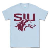 Dusty Blue southern illinois salukis Classic Tee - linhVisuals