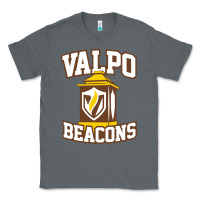 Charcoal Heather valparaiso beacons Classic Tee - linhVisuals