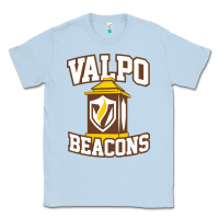Dusty Blue valparaiso beacons Classic Tee - linhVisuals