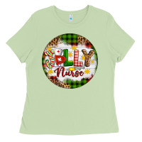 Christmas Jolly Nurse Ladies Tee | Teevron
