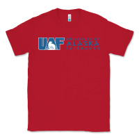 Red University of Alaska Fairbanks Classic Tee - linhVisuals
