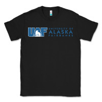 Black University of Alaska Fairbanks Classic Tee - linhVisuals