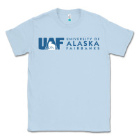 Dusty Blue University of Alaska Fairbanks Classic Tee - linhVisuals