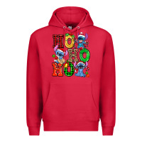 Cardinal ho ho ho stitch Premium Hoodie - AdoDesignShop