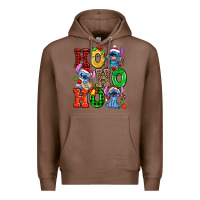 Chestnut ho ho ho stitch Premium Hoodie - AdoDesignShop