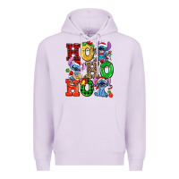 Lilac ho ho ho stitch Premium Hoodie - AdoDesignShop