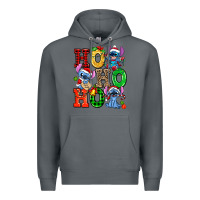 Rock ho ho ho stitch Premium Hoodie - AdoDesignShop