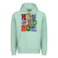 Seafoam ho ho ho stitch Premium Hoodie - AdoDesignShop
