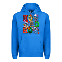 True Royal ho ho ho stitch Premium Hoodie - AdoDesignShop