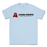 Dusty Blue Azusa Pacific University Classic Tee - linhVisuals