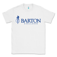 White Barton College Classic Tee - linhVisuals