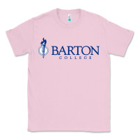 Bubblegum Pink Barton College Classic Tee - linhVisuals