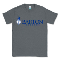 Charcoal Heather Barton College Classic Tee - linhVisuals