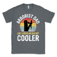 Charcoal Heather arborist dad tree climber logger woodworker chainsaw mens t shirt Classic Tee - linhVisuals