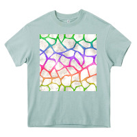 Arona Watercolor Rainbow Giraffe Seamless Pattern Heavy Core Tee - BundleAndBundleShop