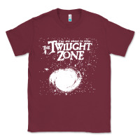 Burgundy twilight zone vintage faded style design Classic Tee - linhVisuals