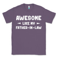 Lavender awesome like my father in law funny fathers day gift men wom t shirt Classic Tee - linhVisuals