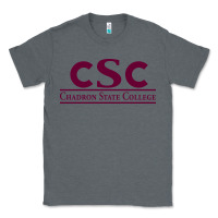 Charcoal Heather Chadron State College Classic Tee - linhVisuals