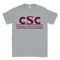 Heather Grey Chadron State College Classic Tee - linhVisuals