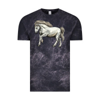 Cloud Black percheron horse Vintage Tee - LillyAllenDesigns