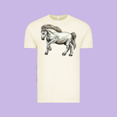 Percheron Horse Vintage Tee Designed By Lillyallendesigns