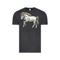 Vintage Black percheron horse Vintage Tee - LillyAllenDesigns