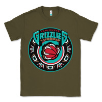 Army Green vancouver grizzlie retro Classic Tee - linhVisuals