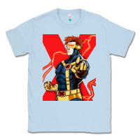 Dusty Blue cyclops 4 Classic Tee - linhVisuals