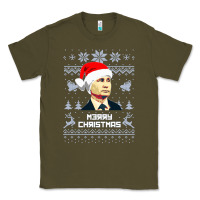 Army Green vladimir putin merry christmas Classic Tee - linhVisuals