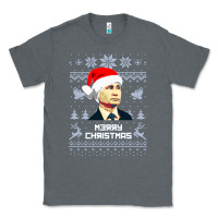 Charcoal Heather vladimir putin merry christmas Classic Tee - linhVisuals