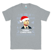 Heather Grey vladimir putin merry christmas Classic Tee - linhVisuals