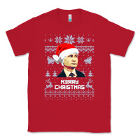 Red vladimir putin merry christmas Classic Tee - linhVisuals