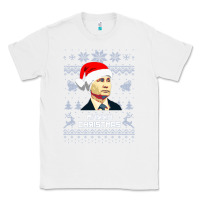 White vladimir putin merry christmas Classic Tee - linhVisuals