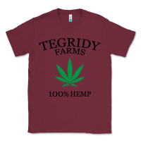 Burgundy tegridy farms Classic Tee - linhVisuals
