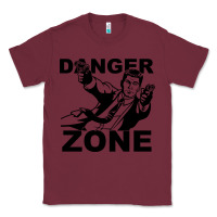 Burgundy archer danger zone Classic Tee - linhVisuals