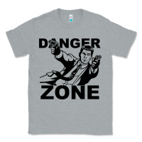 Heather Grey archer danger zone Classic Tee - linhVisuals